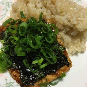 豆腐でヘルシー♪豆腐のかば焼き丼